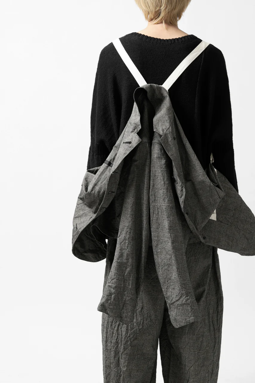 KLASICA ANNE TRAVELER'S BLAZER / ORIGINAL PONGEE NEP (GLEN CHECK) - Image 41