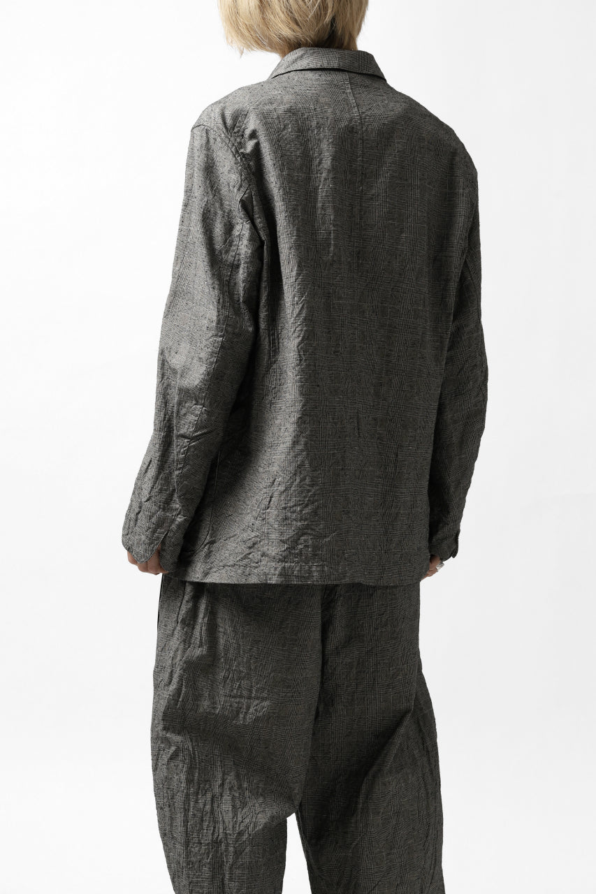 KLASICA ANNE TRAVELER'S BLAZER / ORIGINAL PONGEE NEP (GLEN CHECK) - Image 42