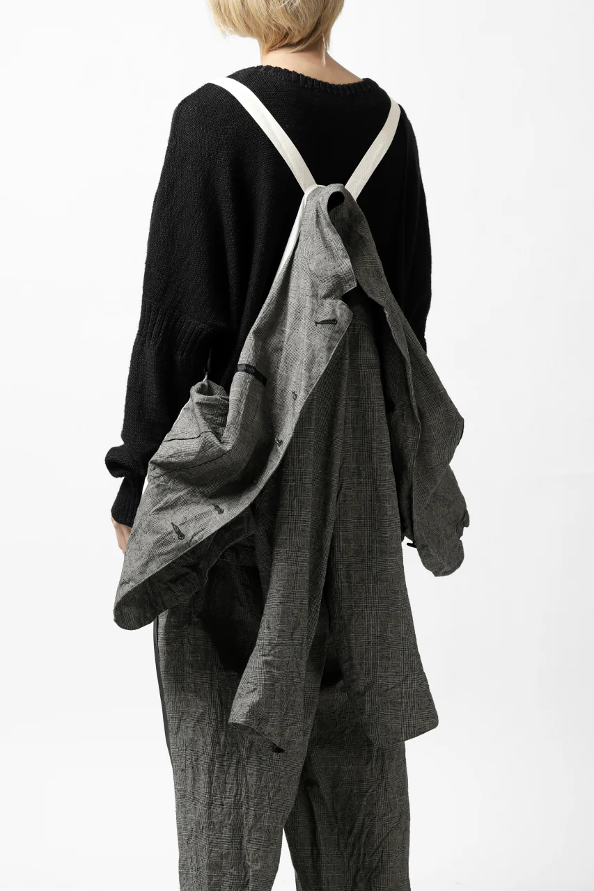 KLASICA ANNE TRAVELER'S BLAZER / ORIGINAL PONGEE NEP (GLEN CHECK) - Image 43
