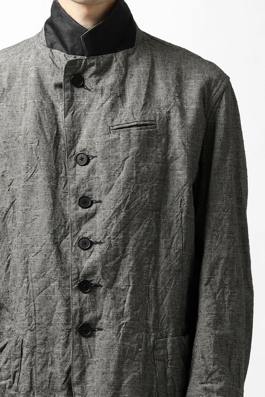 KLASICA ANNE TRAVELER'S BLAZER / ORIGINAL PONGEE NEP (GLEN CHECK) - Image 44
