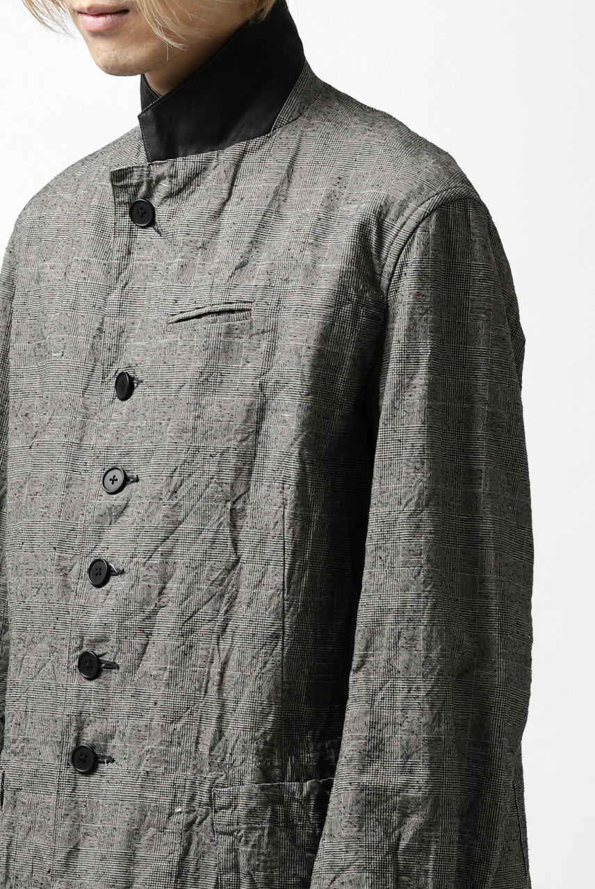 KLASICA ANNE TRAVELER'S BLAZER / ORIGINAL PONGEE NEP (GLEN CHECK) - Image 45