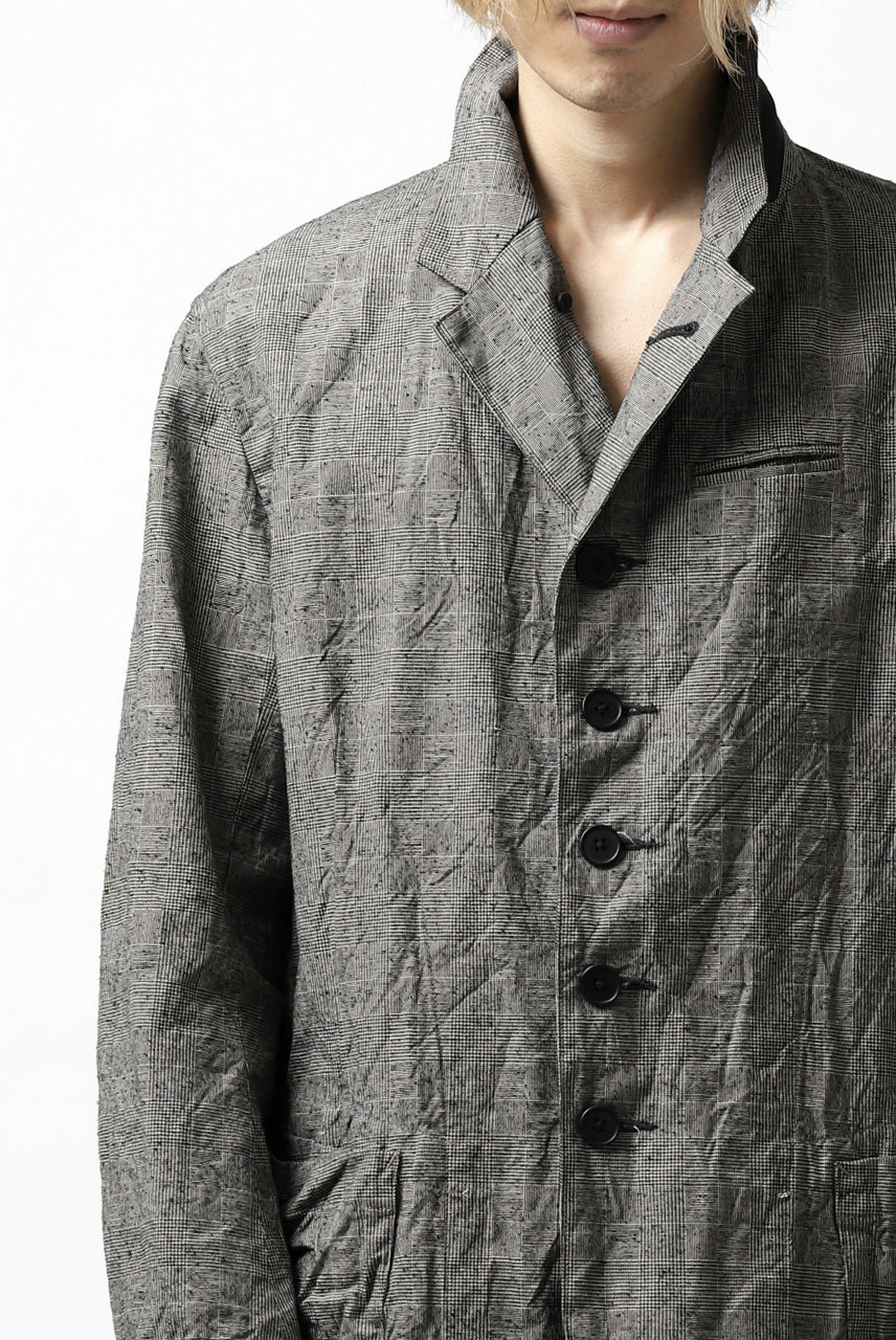 KLASICA ANNE TRAVELER'S BLAZER / ORIGINAL PONGEE NEP (GLEN CHECK) - Image 46