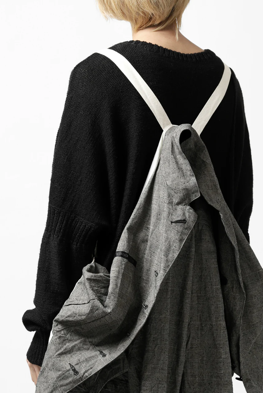 KLASICA ANNE TRAVELER'S BLAZER / ORIGINAL PONGEE NEP (GLEN CHECK) - Image 48