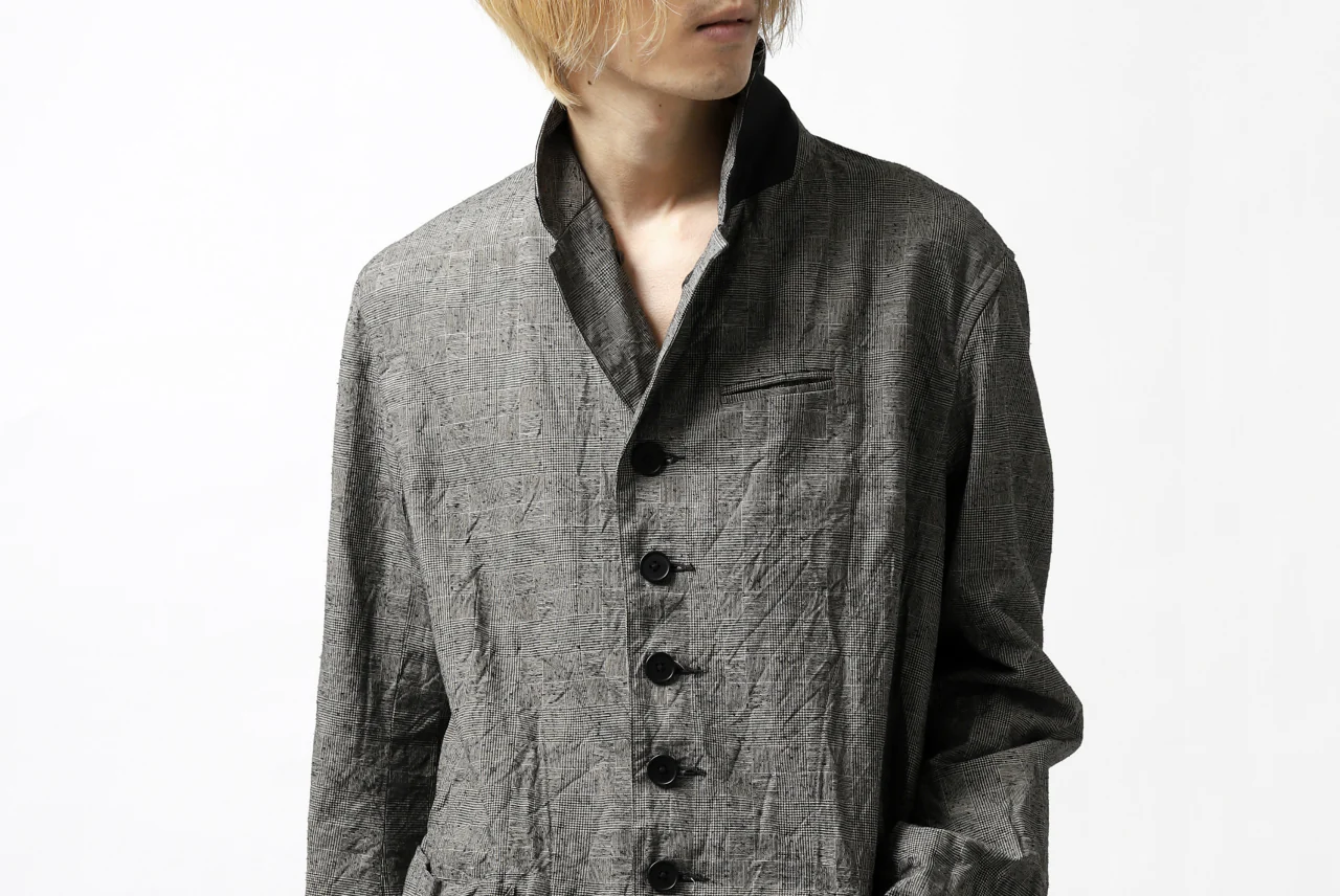 KLASICA ANNE TRAVELER'S BLAZER / ORIGINAL PONGEE NEP (GLEN CHECK) - Image 51