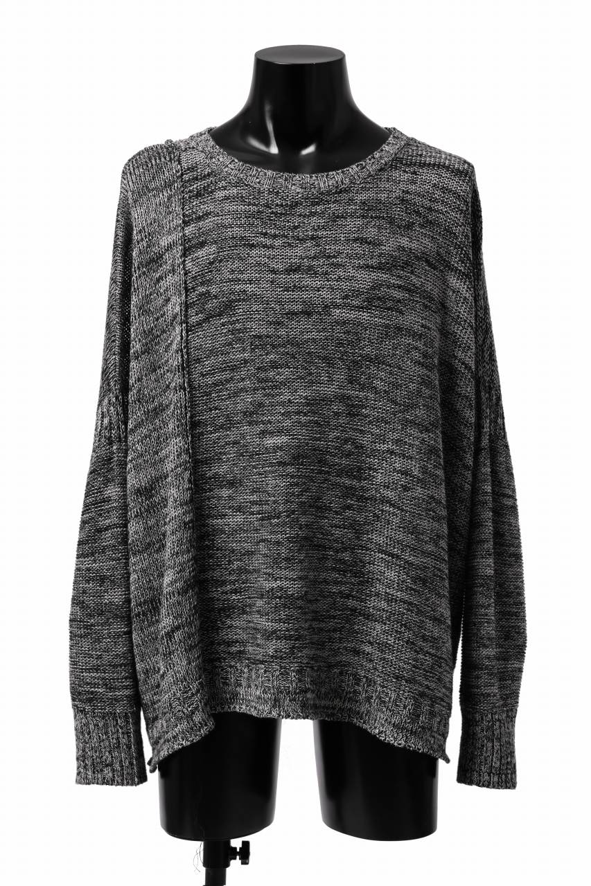 KLASICA ATTACHED LOOSE KNIT PULLOVER / ORG MIX 6PLY FOR 5G LICO (MIX)