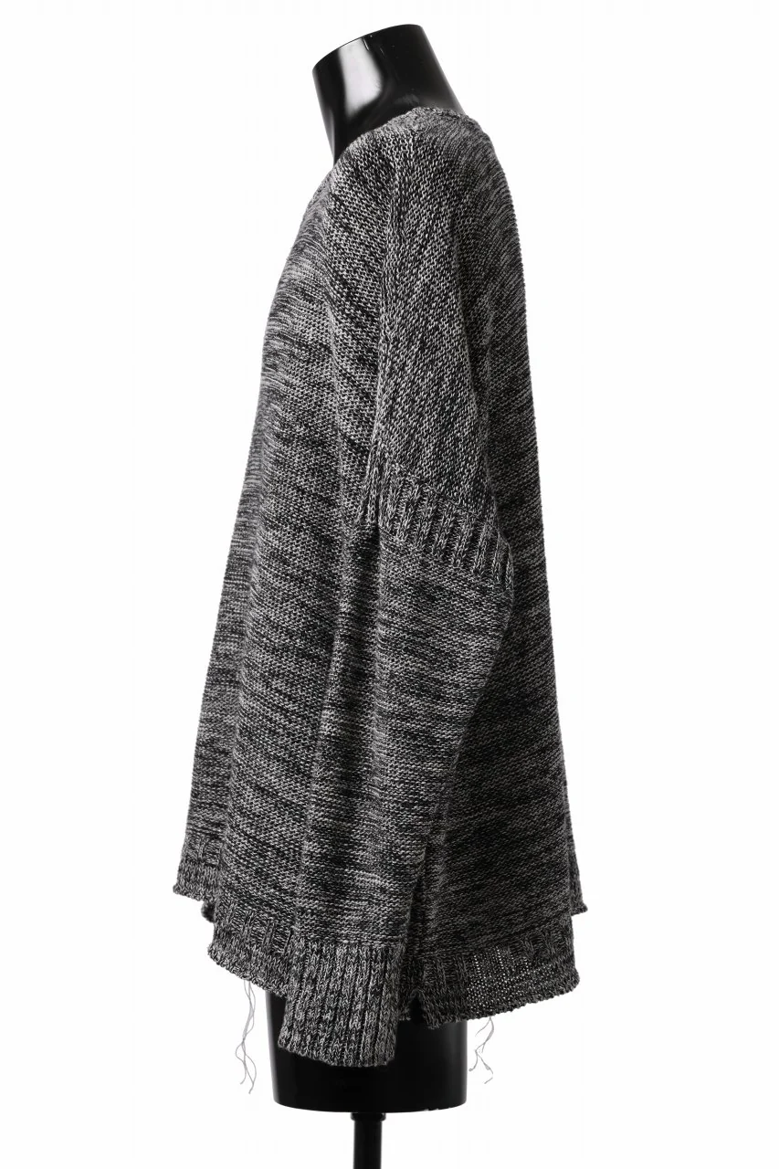 KLASICA ATTACHED LOOSE KNIT PULLOVER / ORG MIX 6PLY FOR 5G LICO (MIX) - Image 3