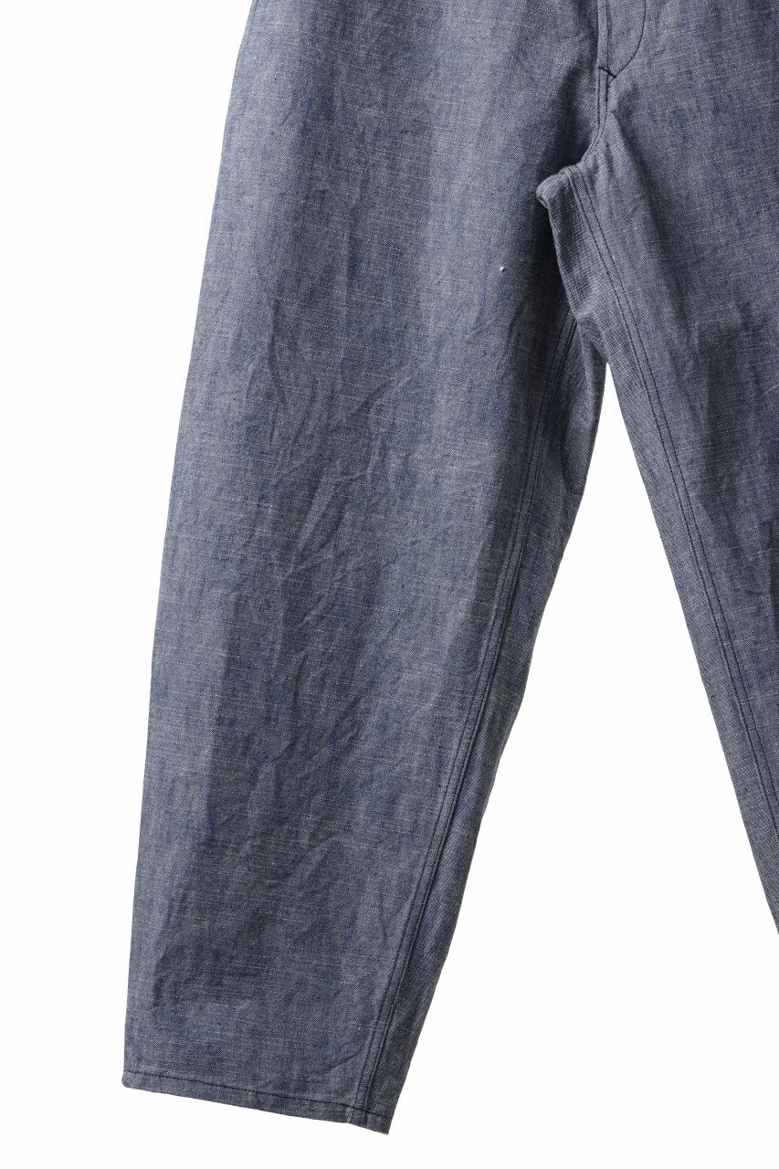 KLASICA BEAUFORT 5 PKT WORKERS TROUSERS / DEAD STOCK  HEAVY DUNGAREE (OLD BLUE) - Image 5