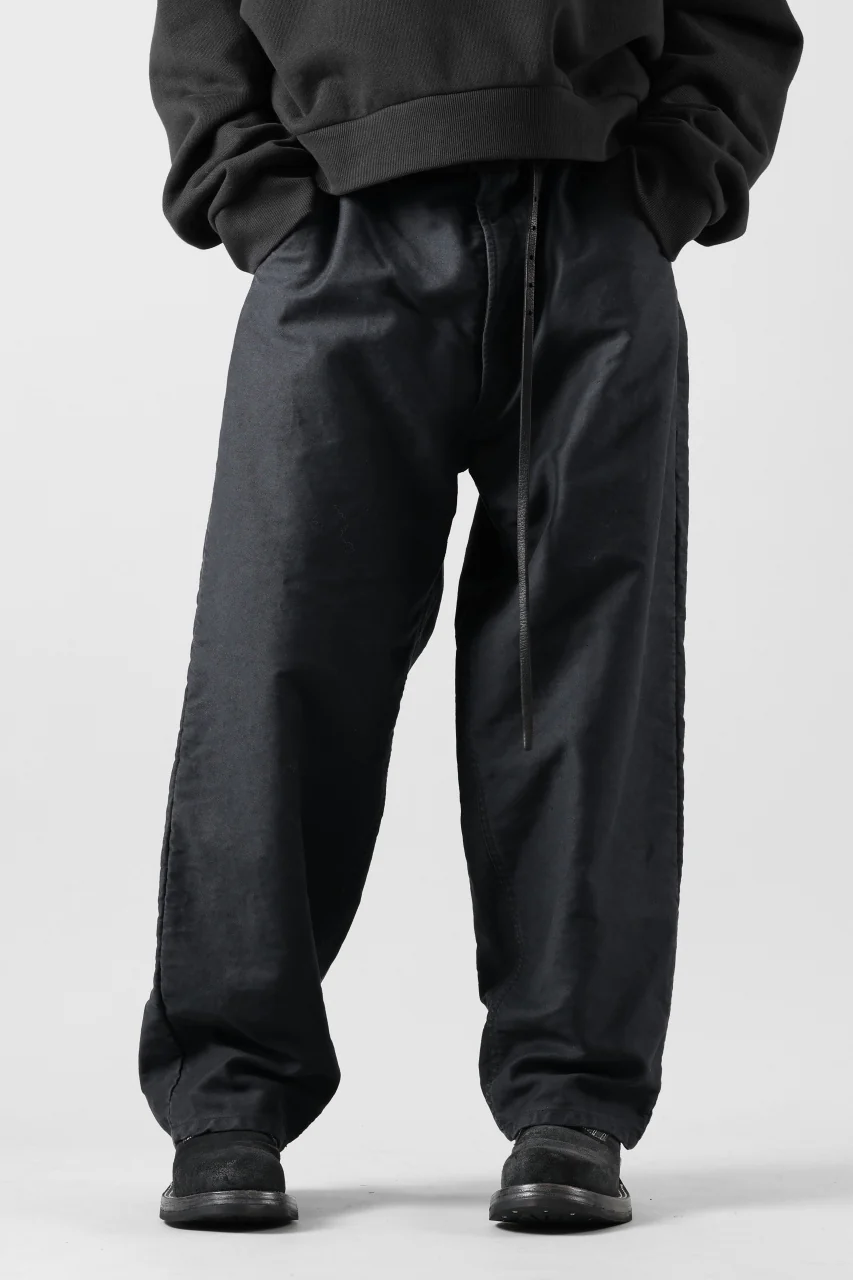 KLASICA BEAUFORT 5 PKT WORKERS TROUSERS / SURPHER DYED MOLE SKIN (DEEP SEA) - Image 2