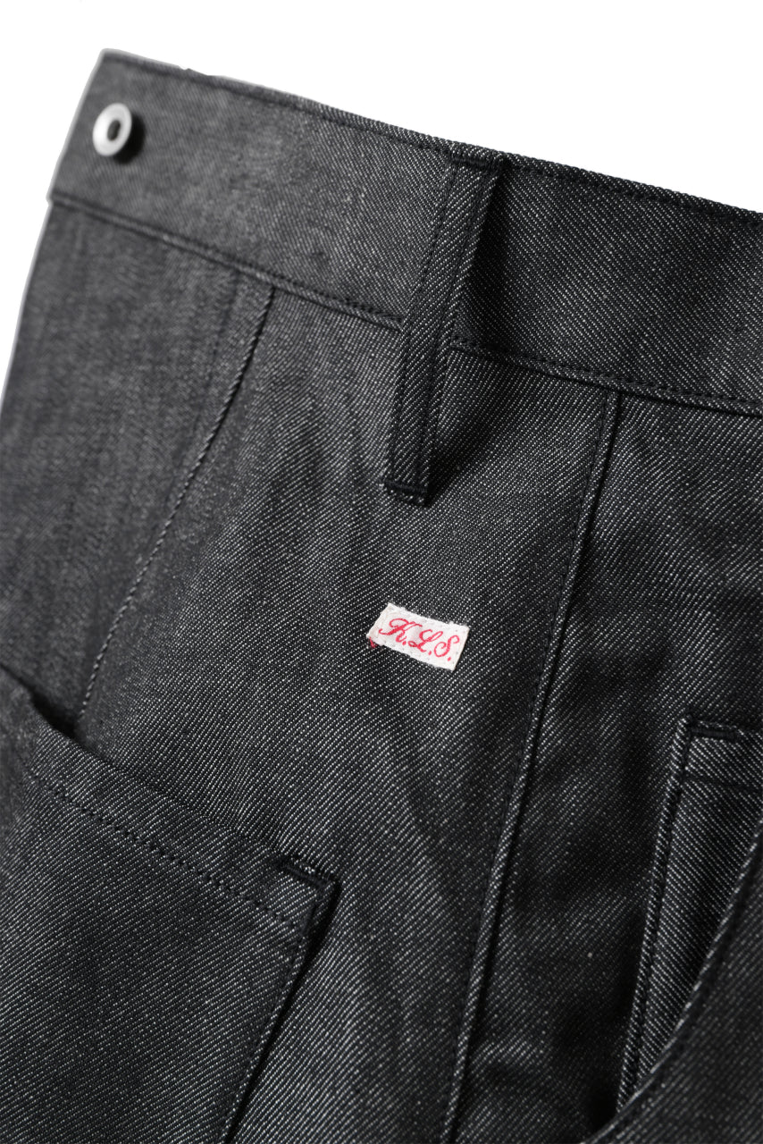 KLASICA BEAUFORT 5 POCKET WORKER PANT / LIGHT WEIGHT DENIM (BLACK DENIM) - Image 14