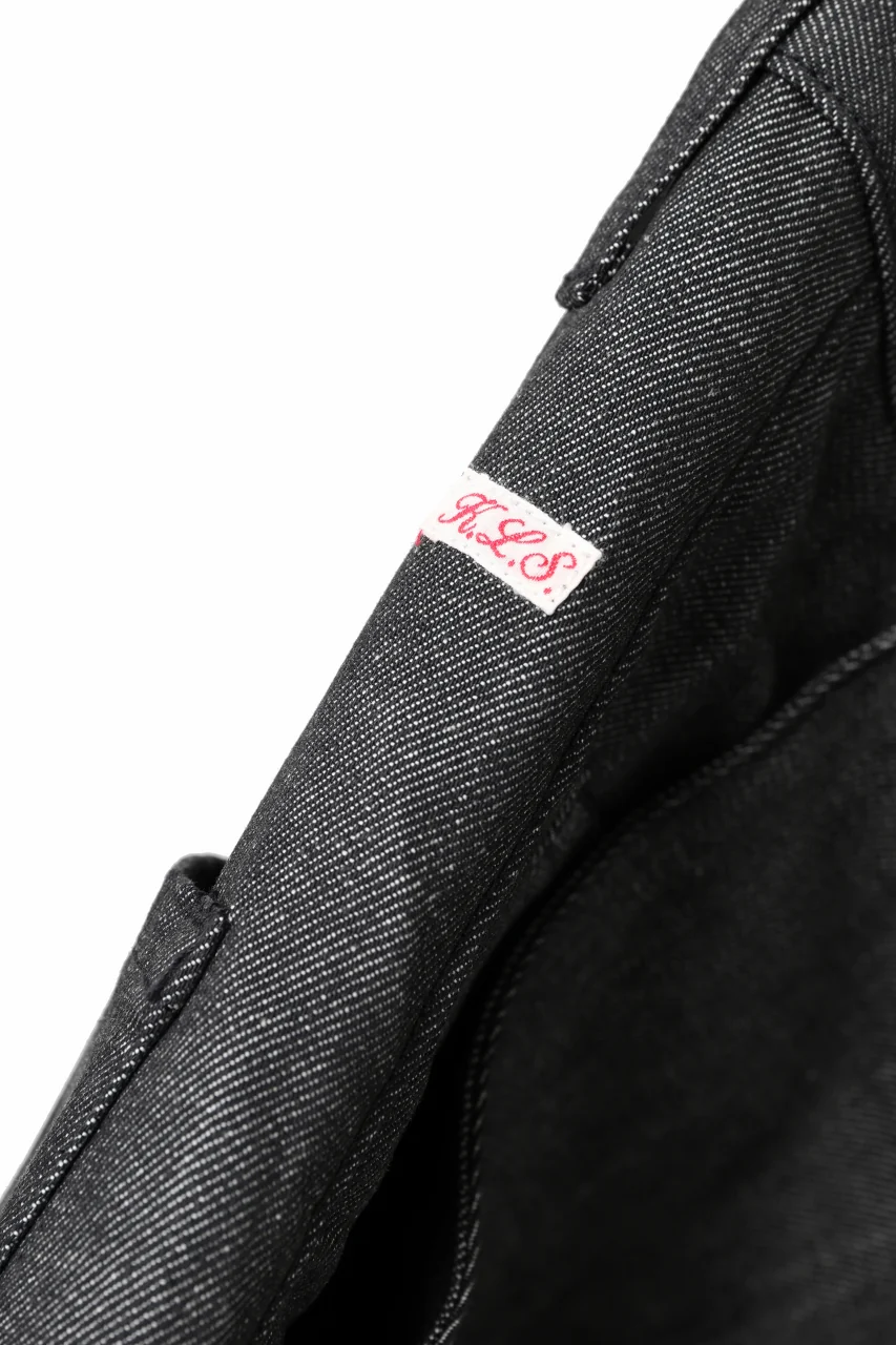 KLASICA BEAUFORT 5 POCKET WORKER PANT / LIGHT WEIGHT DENIM (BLACK DENIM) - Image 15