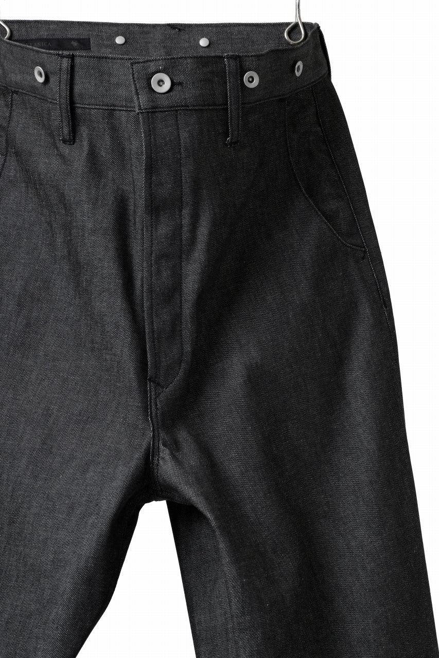 KLASICA BEAUFORT 5 POCKET WORKER PANT / LIGHT WEIGHT DENIM (BLACK DENIM) - Image 8