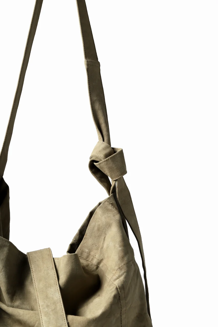 KLASICA BIVOUAC limited SHOULDER-BAG / 40'S BRITISH TENT (USED BEIGE) - Image 10