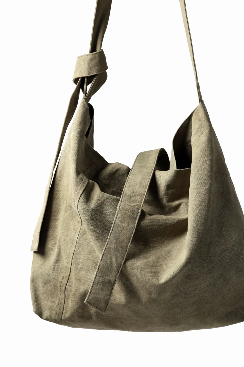 KLASICA BIVOUAC limited SHOULDER-BAG / 40'S BRITISH TENT (USED BEIGE) - Image 14
