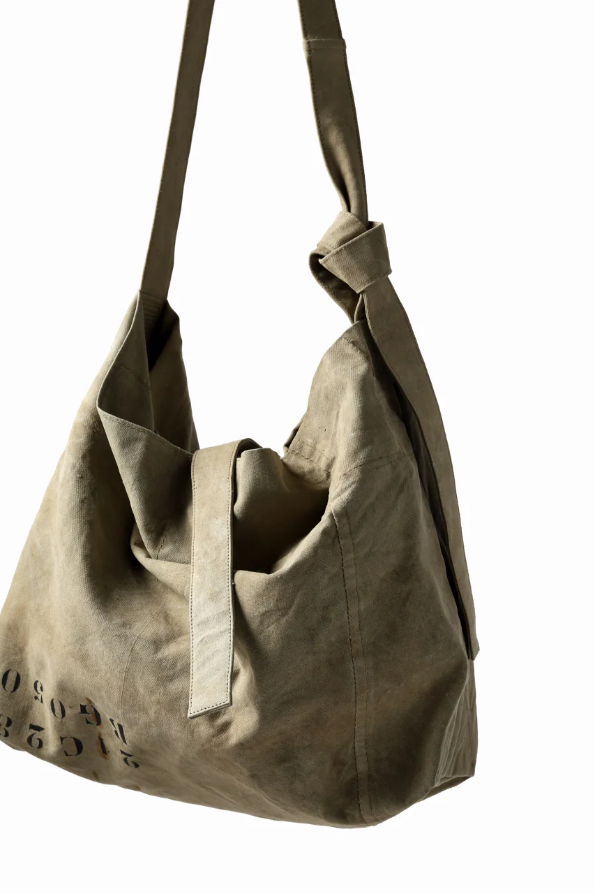 KLASICA BIVOUAC limited SHOULDER-BAG / 40'S BRITISH TENT (USED BEIGE) - Image 5