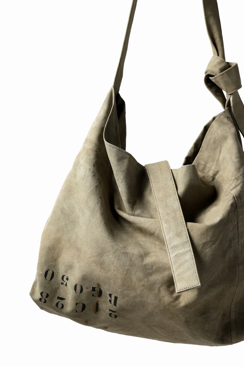 KLASICA BIVOUAC limited SHOULDER-BAG / 40'S BRITISH TENT (USED BEIGE) - Image 7