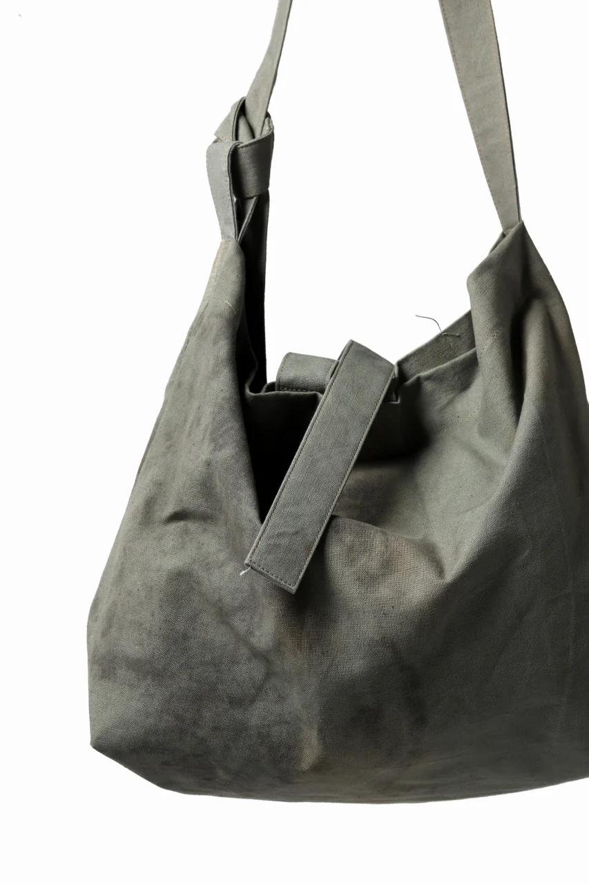 KLASICA BIVOUAC limited SHOULDER-BAG / 40'S BRITISH TENT (USED OLIVE) - Image 11