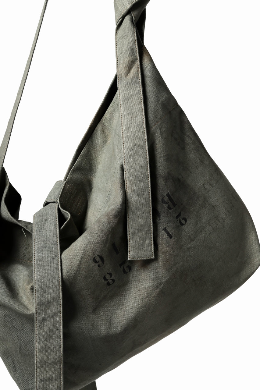 KLASICA BIVOUAC limited SHOULDER-BAG / 40'S BRITISH TENT (USED OLIVE) - Image 15