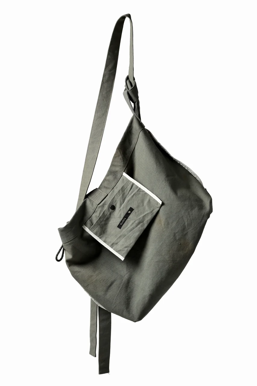 KLASICA BIVOUAC limited SHOULDER-BAG / 40'S BRITISH TENT (USED OLIVE) - Image 16