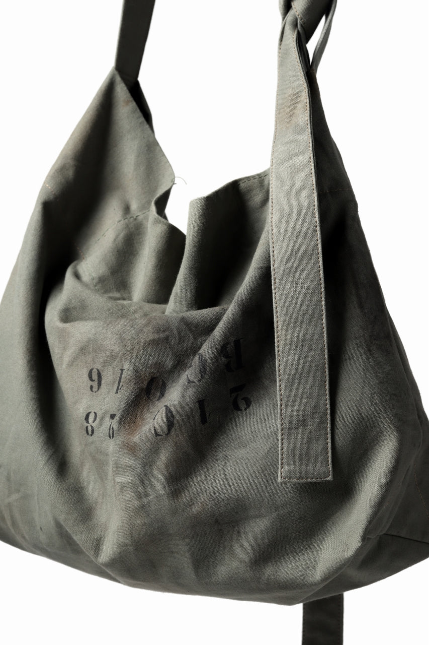 KLASICA BIVOUAC limited SHOULDER-BAG / 40'S BRITISH TENT (USED OLIVE) - Image 5