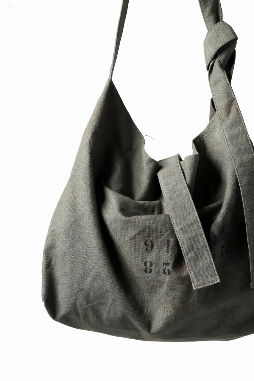 KLASICA BIVOUAC limited SHOULDER-BAG / 40'S BRITISH TENT (USED OLIVE) - Image 7