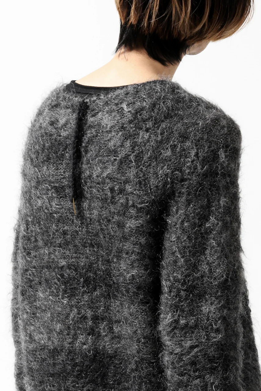KLASICA BLIND MOHAIR KNIT SWEATER / FLUFFY 3.5G (MIX GREY) - Image 33