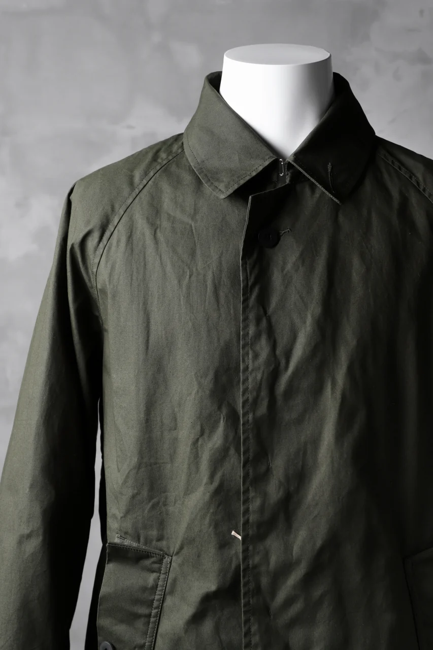 KLASICA BURRY MAC COAT / PARAFFINED COTTON (OLIVE) - Image 12