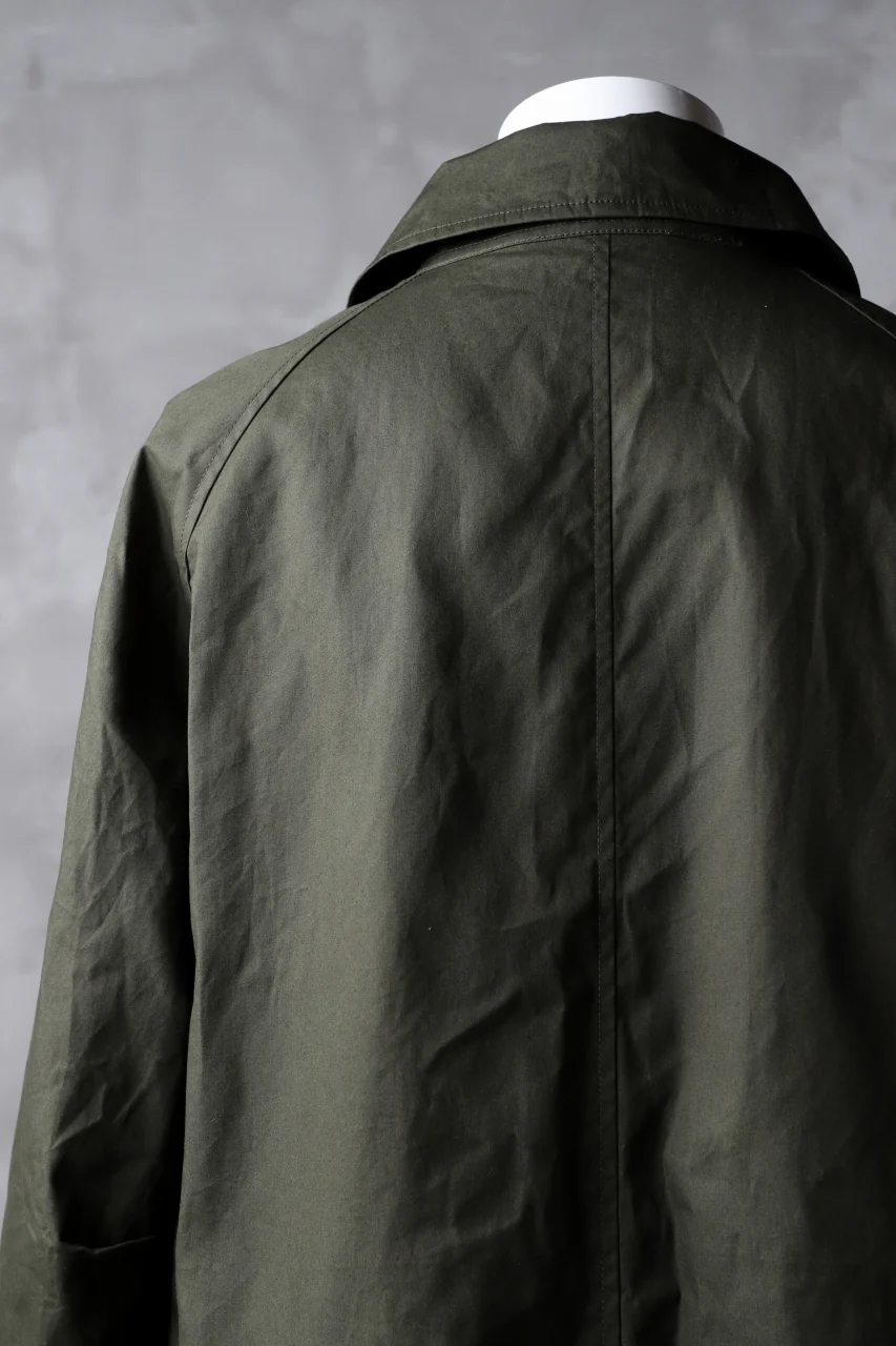 KLASICA BURRY MAC COAT / PARAFFINED COTTON (OLIVE) - Image 21