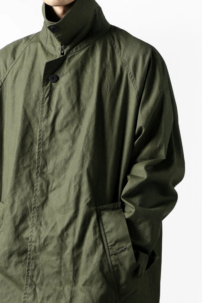 KLASICA BURRY MAC COAT / PARAFFINED COTTON (OLIVE) - Image 37
