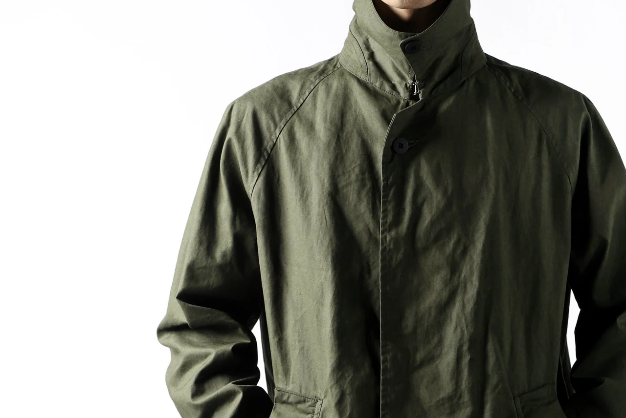 KLASICA BURRY MAC COAT / PARAFFINED COTTON (OLIVE) - Image 41