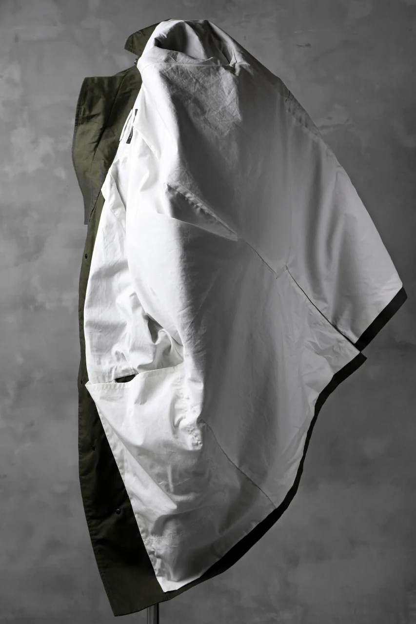 KLASICA BURRY MAC COAT / PARAFFINED COTTON (OLIVE) - Image 7