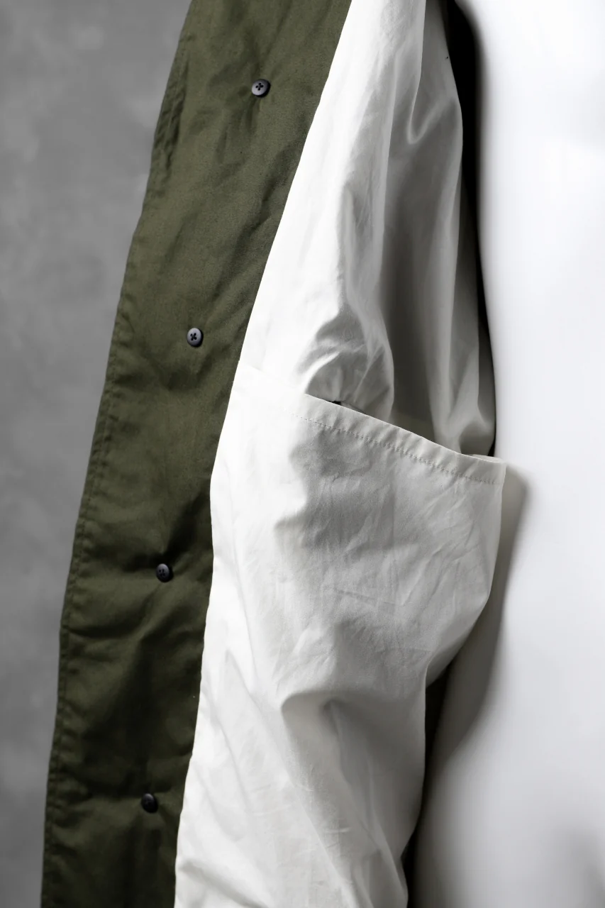 KLASICA BURRY MAC COAT / PARAFFINED COTTON (OLIVE) - Image 9
