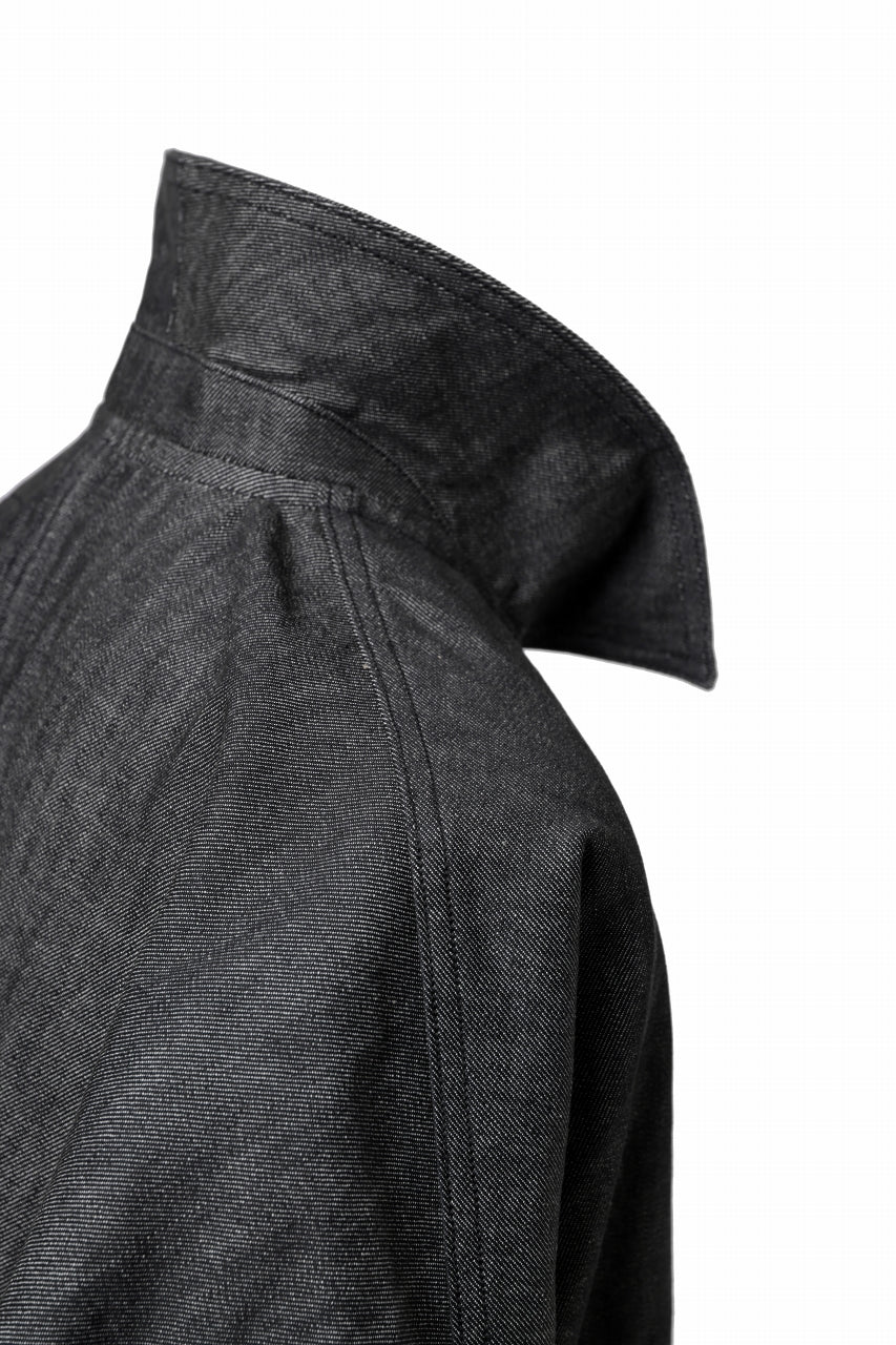 KLASICA CHEVAL EXTRA WIDE WORK JACKET / LIGHT WEIGHT DENIM (BLACK DENIM) - Image 15