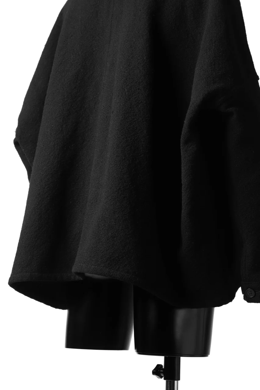 KLASICA CHEVAL WORK JACKET / WOOLxSILK BOLD DUNGAREES (BLACK) - Image 33