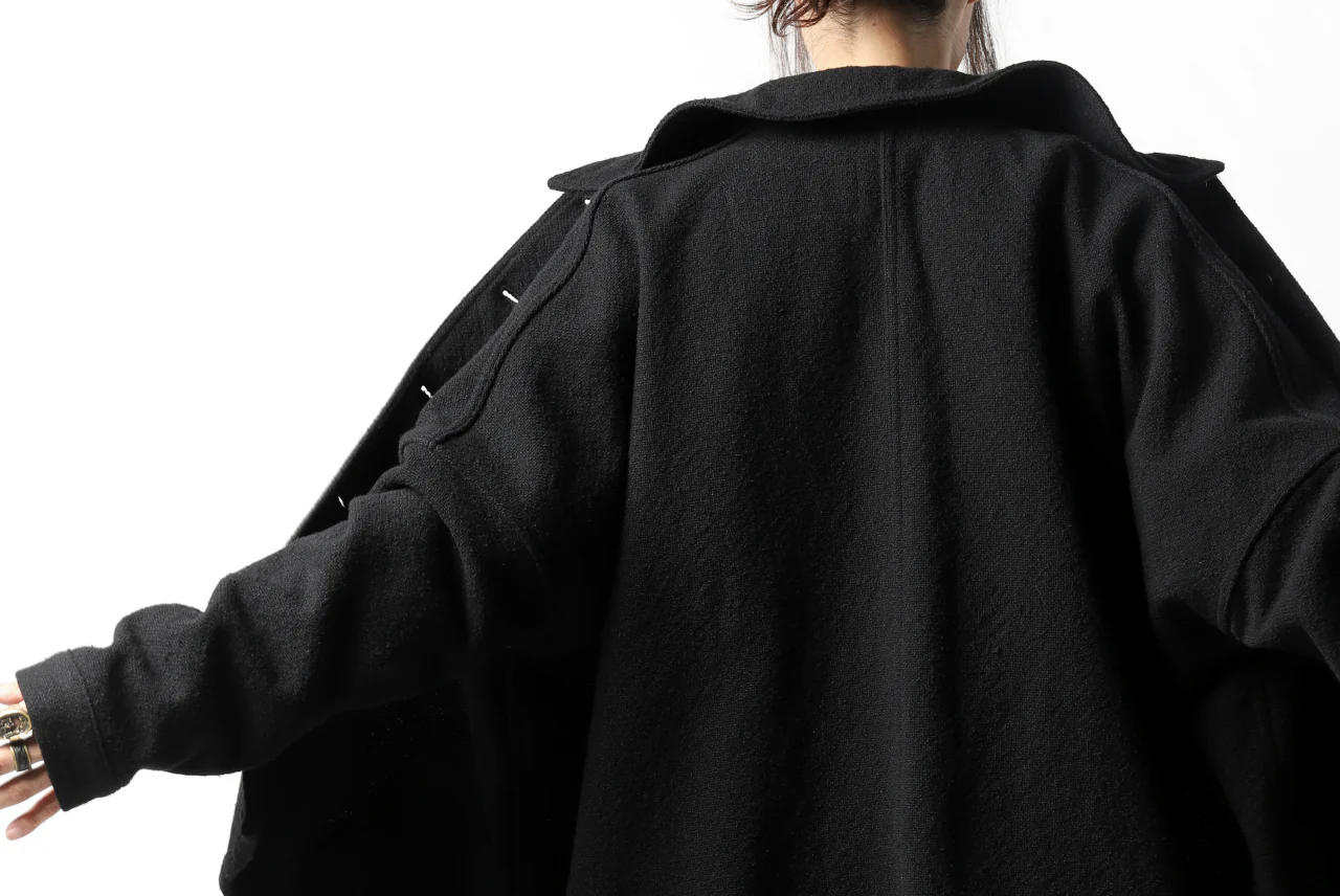 KLASICA CHEVAL WORK JACKET / WOOLxSILK BOLD DUNGAREES (BLACK) - Image 39