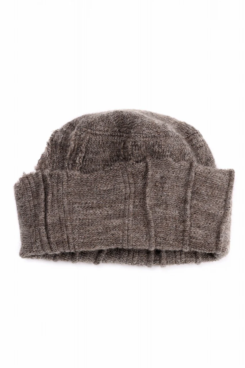 KLASICA CONEY DESERT WATCH CAP / URUGAY SLAB YARN NON MULESING WOOL (MOCHA) - Image 3