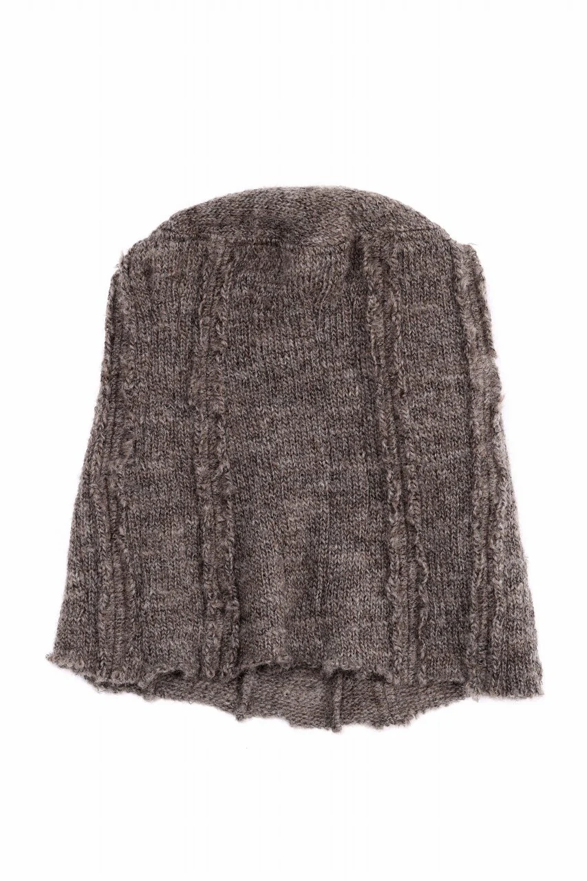 KLASICA CONEY DESERT WATCH CAP / URUGAY SLAB YARN NON MULESING WOOL (MOCHA) - Image 4