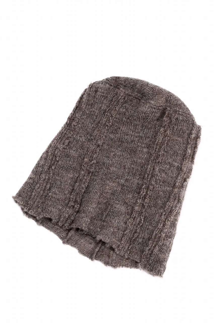 KLASICA CONEY DESERT WATCH CAP / URUGAY SLAB YARN NON MULESING WOOL (MOCHA) - Image 5