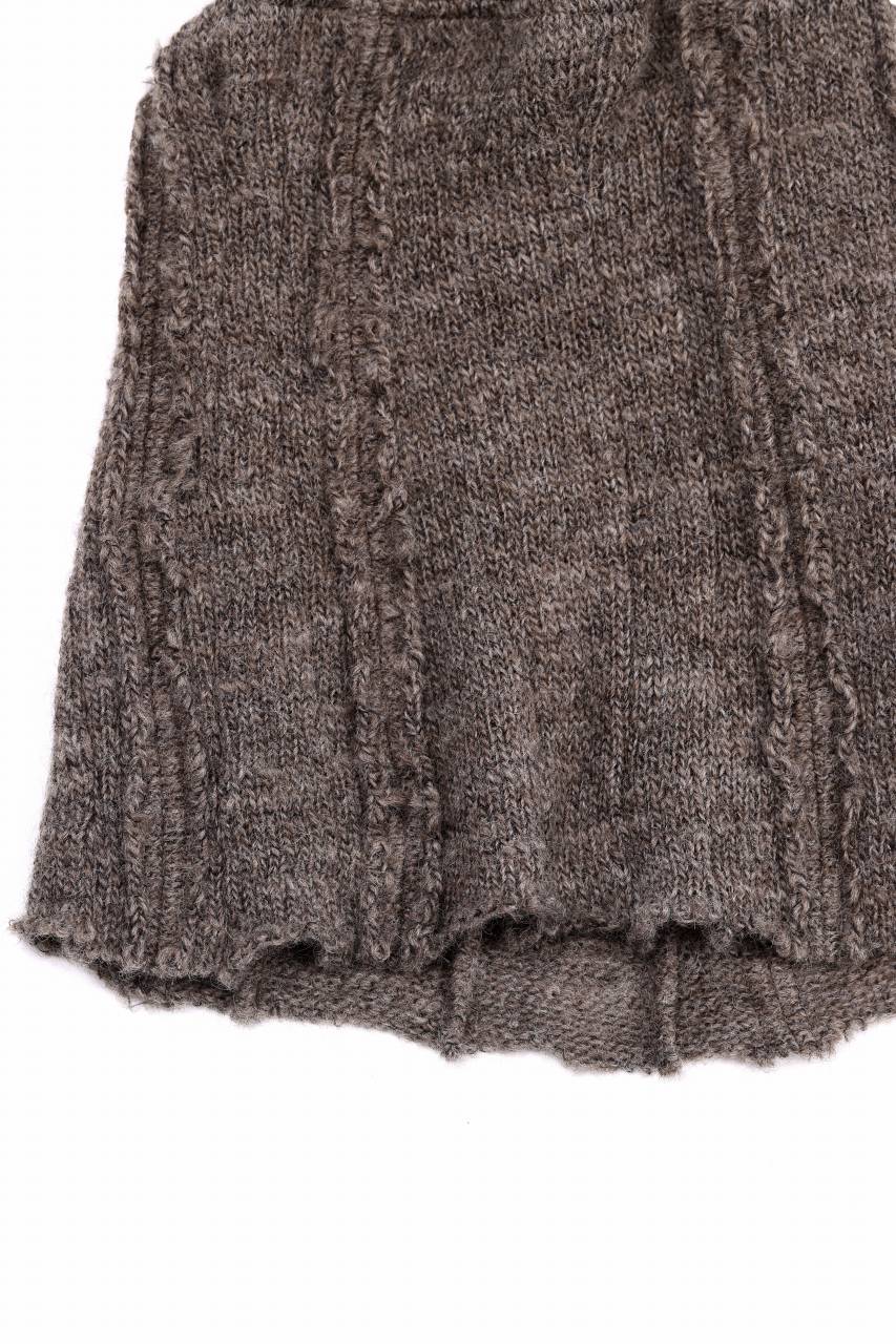 KLASICA CONEY DESERT WATCH CAP / URUGAY SLAB YARN NON MULESING WOOL (MOCHA) - Image 7
