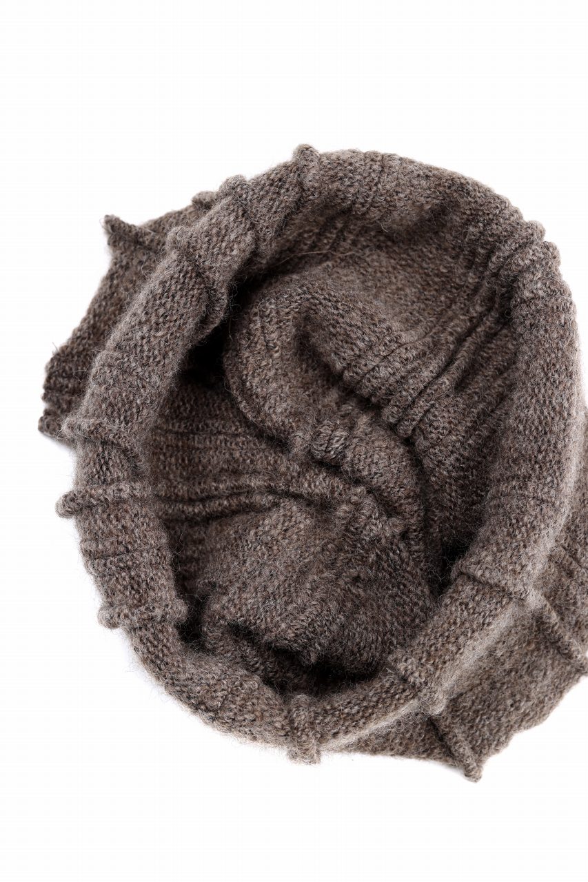 KLASICA CONEY DESERT WATCH CAP / URUGAY SLAB YARN NON MULESING WOOL (MOCHA) - Image 9