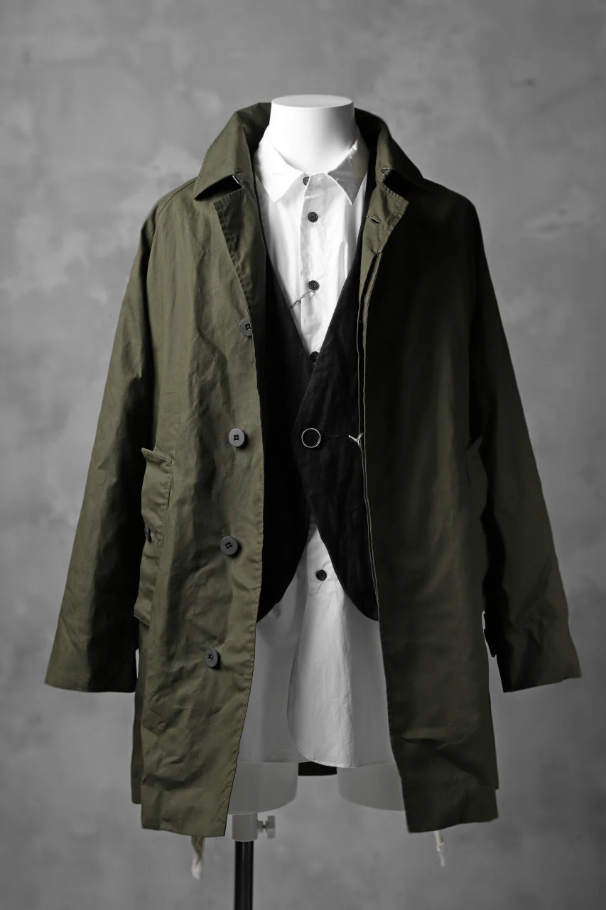KLASICA CROSS BACK POCKET VEST / RAMIE (CARBON) - Image 23