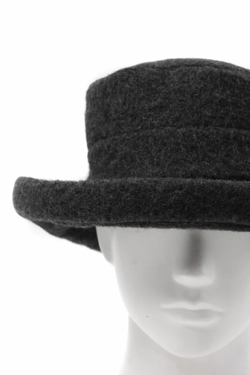 KLASICA CURVE BRIM VOLUME HAT / WOOL x ALPACA PILE (REVERSE PUFF) - Image 12