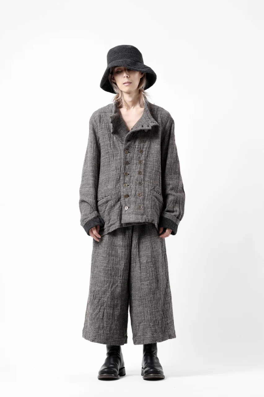 KLASICA CURVE BRIM VOLUME HAT / WOOL x ALPACA PILE (REVERSE PUFF) - Image 23