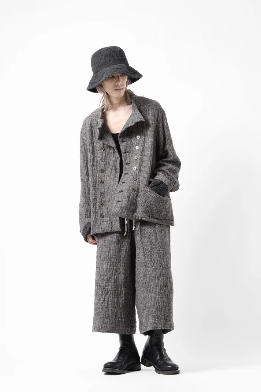 KLASICA CURVE BRIM VOLUME HAT / WOOL x ALPACA PILE (REVERSE PUFF) - Image 24
