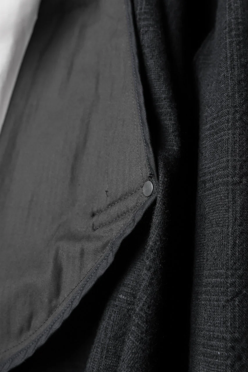KLASICA DARK CHECK FR-US'40 COAT / WASH OUT MIX WEAVE (DARK CHECK) - Image 32