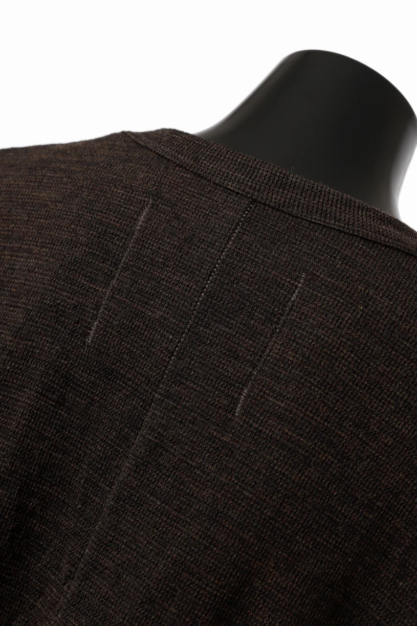 KLASICA DOZE SIDE POCKET WIDE BODY PULL / JACQUARD KNIT JERSEY (DARK OLIVE) - Image 14