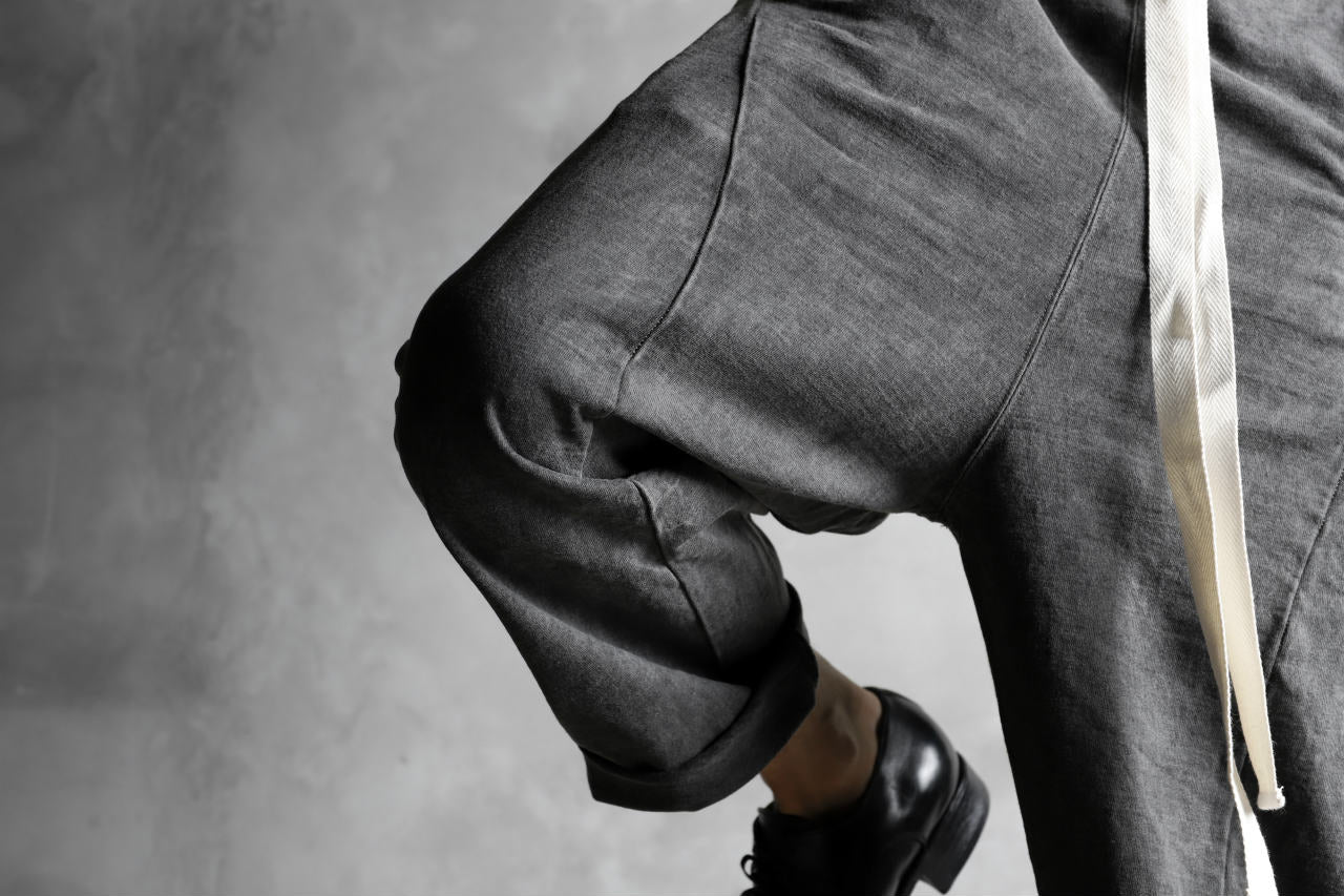 KLASICA DROP CROTCH CURVED PANTS / GARMENT PIGMENT DYED (PIGMENT GREY) - Image 22