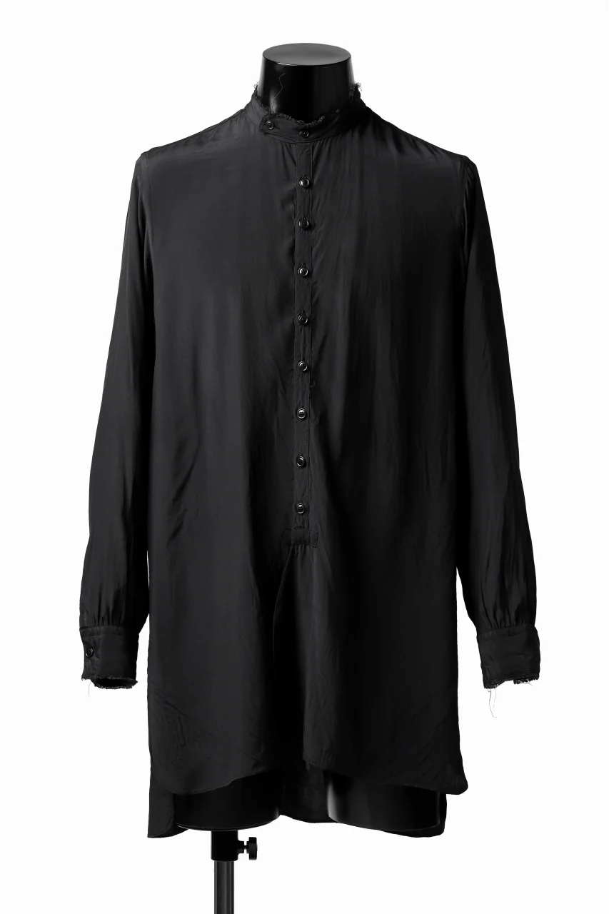 KLASICA exclusive SH-021 LONG SHIRT / FUJI ETTE (BLACK)