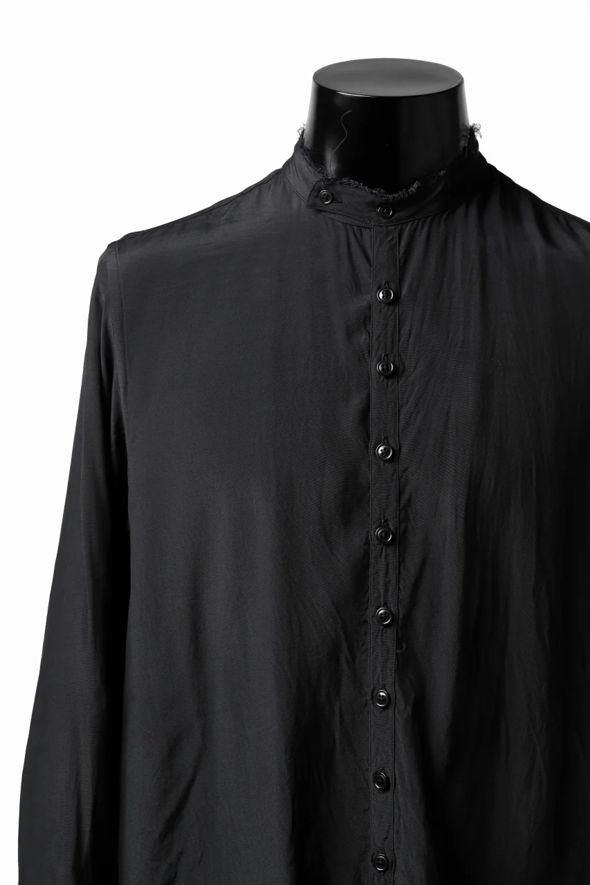 KLASICA exclusive SH-021 LONG SHIRT / FUJI ETTE (BLACK) - Image 17