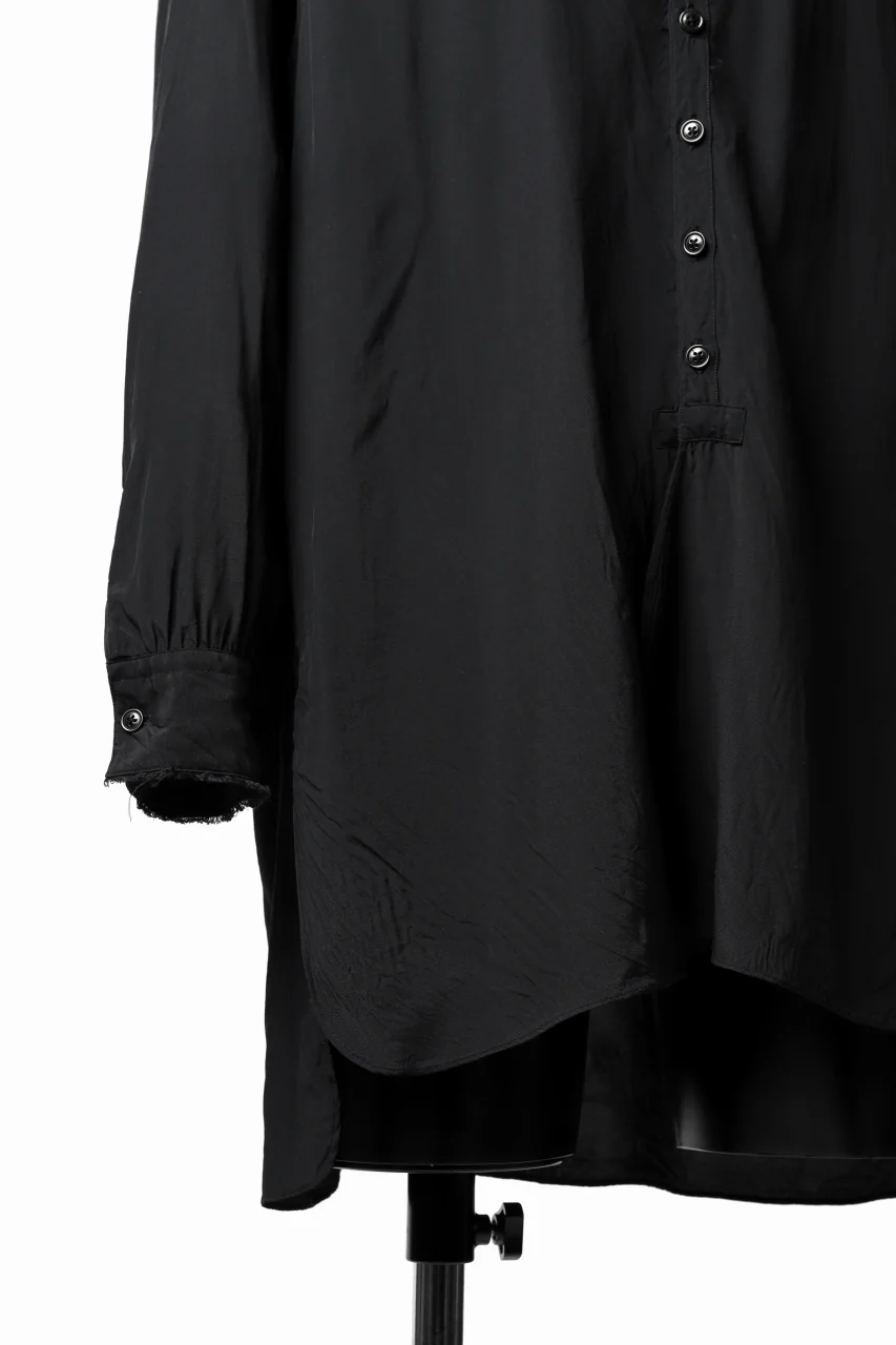 KLASICA exclusive SH-021 LONG SHIRT / FUJI ETTE (BLACK) - Image 19