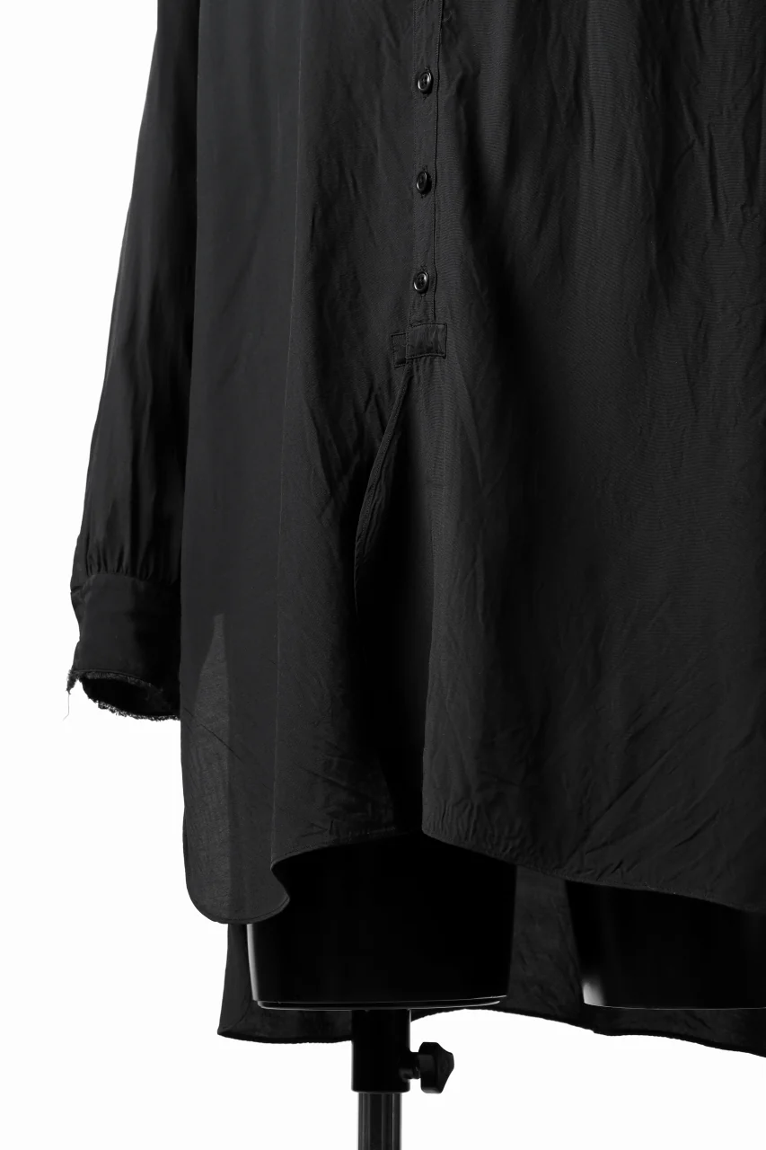 KLASICA exclusive SH-021 LONG SHIRT / FUJI ETTE (BLACK) - Image 21